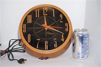 Ingraham Copper Colored Clock