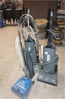 3 Commercial Upright Vacuum Cleaners