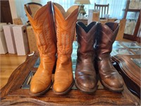 Vintage M.L. Leddy Boots & Justin Boots