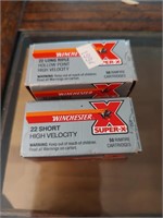 Winchester Super X 22 LR and 22 Short Ammo