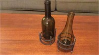 Wine Glass Candleholders