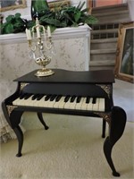 Vintage Schoenhut-Style Baby Grand Piano w/ Bench