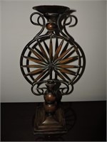 Vintage Garden Ridge Bronzed Candleholder