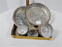 Old Metal/Tin Pie Pans & Mini Molds