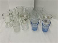 Variety Of Glass Cups Sizes Vary