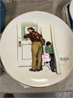 norman rockwell plate