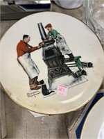 norman rockwell plate