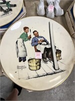 norman rockwell plate