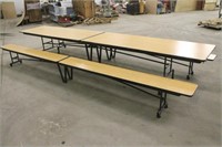 FOLDING CAFETERIA TABLES & BENCHES