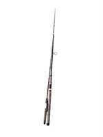 Seeker Black Steel Fishing Rod - Durable and High-