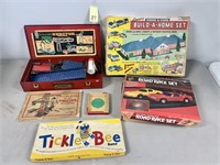 Vintage Erector & Game Lot
