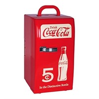Coca-Cola Retro 18 Can Mini Fridge w/ 12V DC and