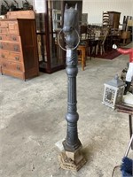 Antique Cast Iron Hitching Post.