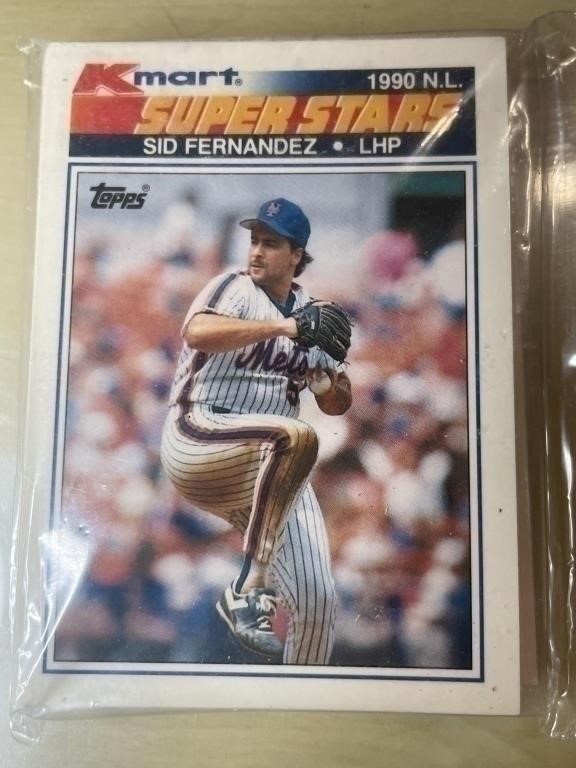 25 1990 Topps Sid Fernandez  #11 Kmart SuperStars!