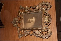 Antique Picture In Frame