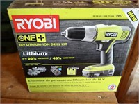 New Ryobi 18V One + Drill Kit