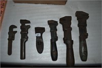 Collection of Vintage Monkey Wrenches