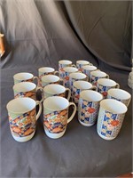 Gumps Imari Tea/ Coffee Cups 18 pieces