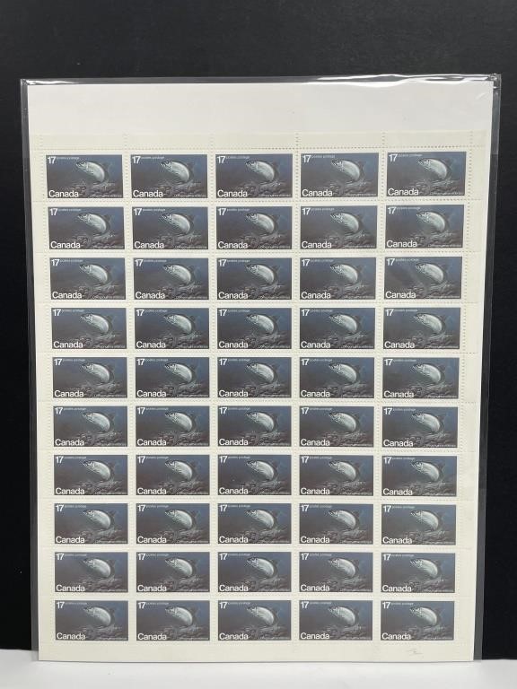 Canada Post full sheets 17 cents stamps