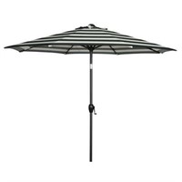 Mainstays 9' Market Umbrella Black Stripe