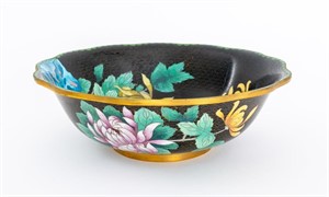 Chinese Cloisonne Enamel Bowl