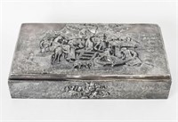 Silver Plate Decorated Box by Hans Jensen, Denmark