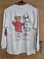 simply southern long sleeve size Y/M