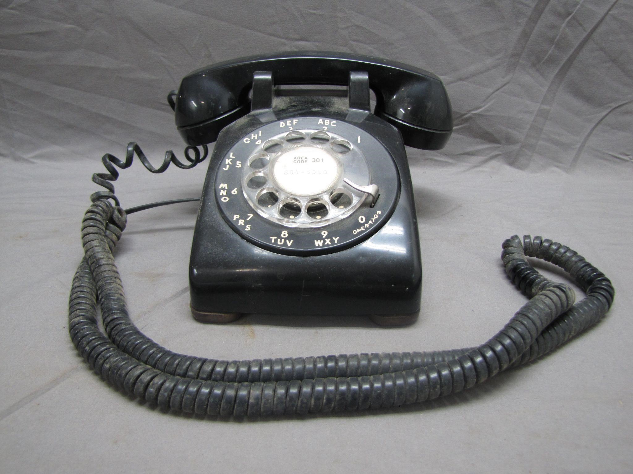 Vintage Rotary Table Phone