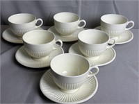 12 Pcs Wedgewood Edme Cups And Saucers