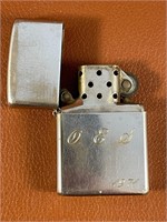Vintage Zippo Lighter with the Engravings