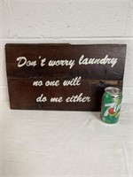 FUNNY LAUNDRY SIGN