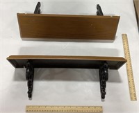2 Wall Shelves 18 x 5.5in