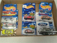 7 Hot Wheels and other toy cars new in Packaging