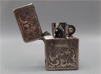 Zippo Lighter in Sterling Silver Case