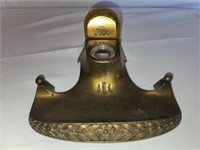 Vintage bronze inkwell