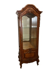 Beautiful modern French style curio cabinet