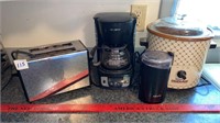 Small Appliances - Crock-pot, Toaster, Coffee