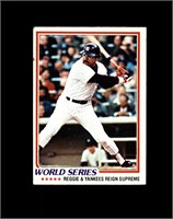 1978 Topps #413 Reggie & Yankees VG to VG-EX+