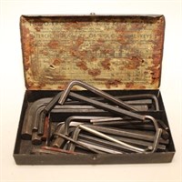 Allen Wrenches in vintage metal box