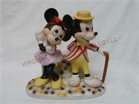 Vintage Mickey & Minnie Mouse Disney Figurine