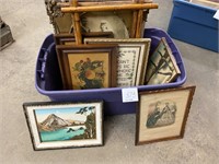 VINTAGE FRAMED PICTURES