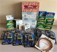 Kleenex, Irish Spring & Dove Bar Soap, Razors +