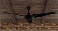 Industrial 60in Black Ceiling Fan