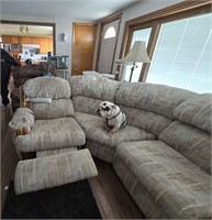 Sectional Couch w/Recliner & Bed