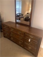 Preferred Editions dresser with mirror.  Some