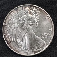 1992 - 1 oz American Silver Eagle