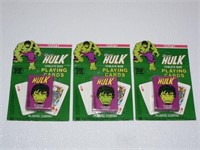3 1979 Nasta The Incredible Hulk Playing Cards