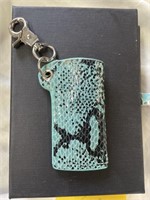 (4) New DIAMOND Snake Lighter Sleeve, Blue