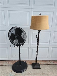 Polar Wind Ocillating Fan, Tall Floor Lamp