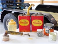 (2) Gasoline Cans, Advertising & Hardware